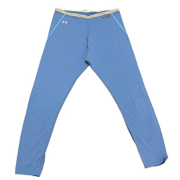 Under Armour Base Layer Unisex Adult Blue Pullon Winter Ski Outdoor M Pants - Picture 1 of 8